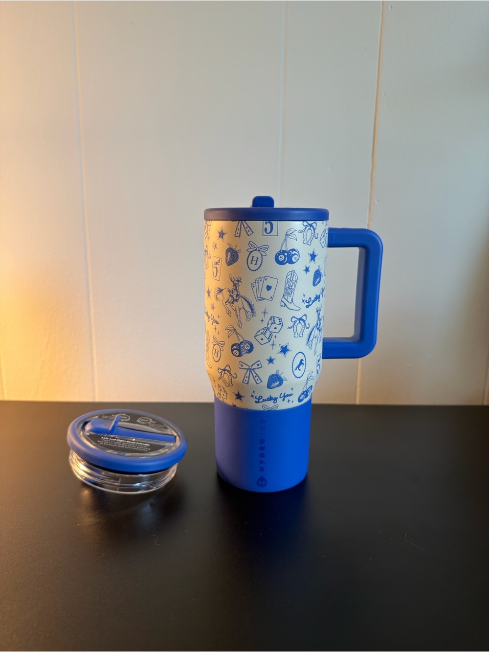 HydroJug 20oz Traveler - Blue Western Charm